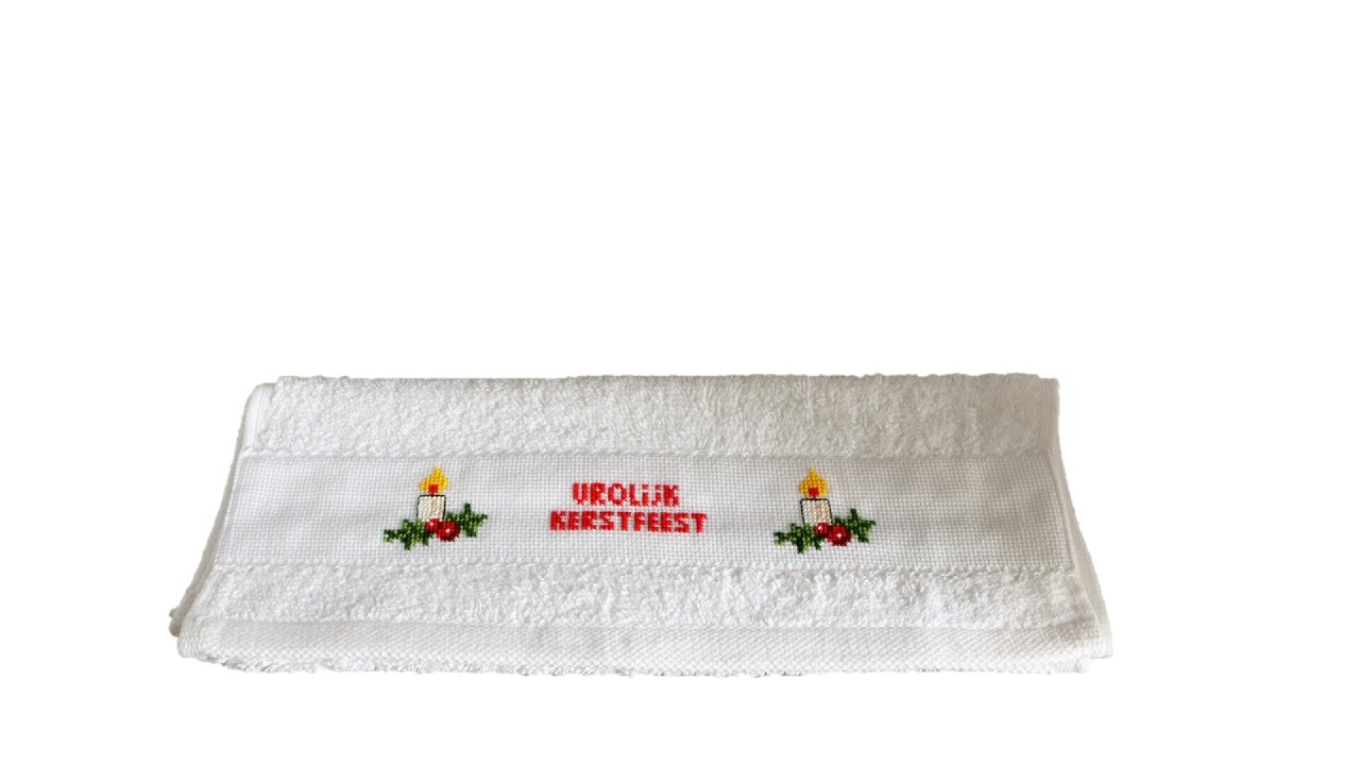 Kerst gastendoekje Vrolijk kerstfeest