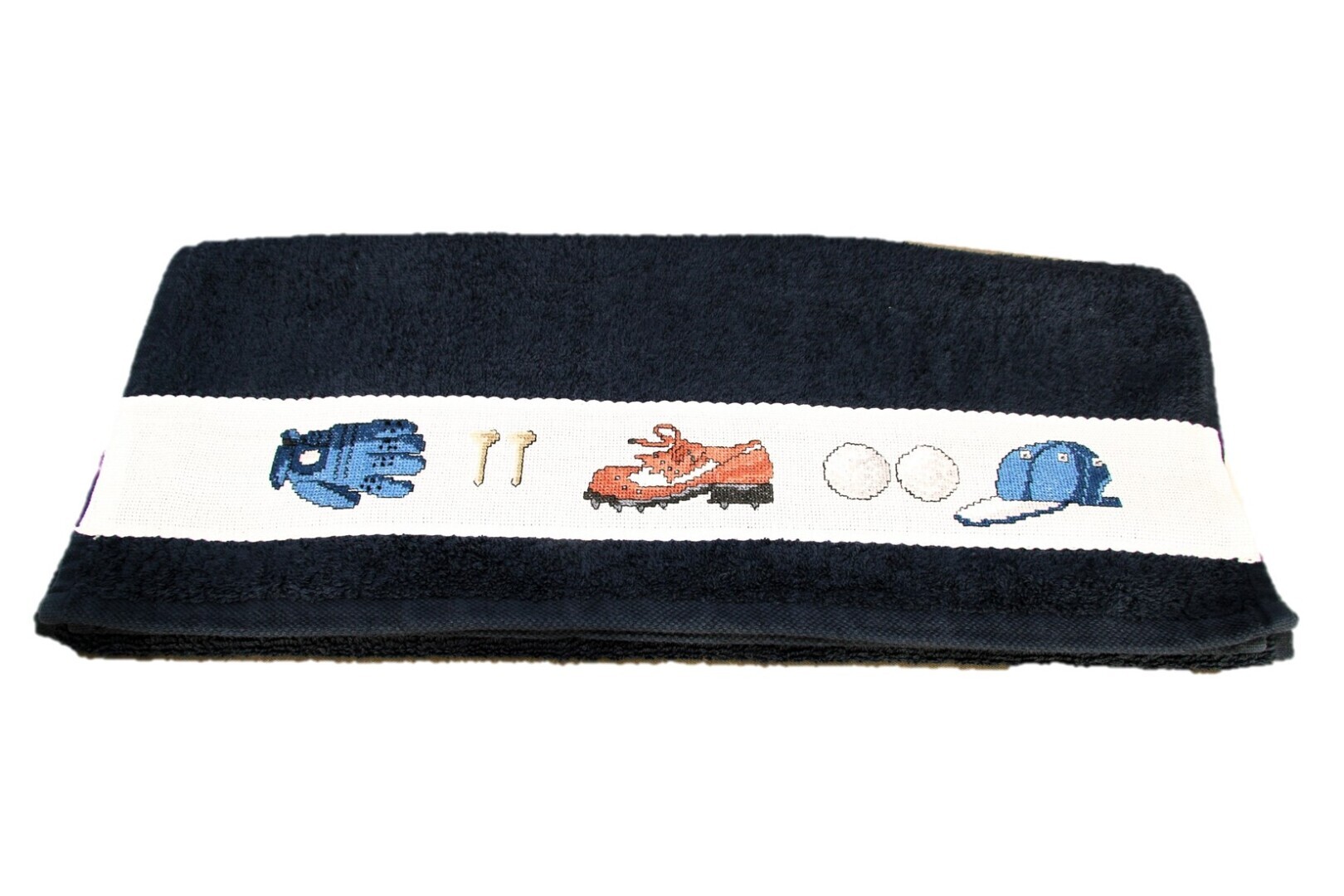 Golf badhanddoek blauw