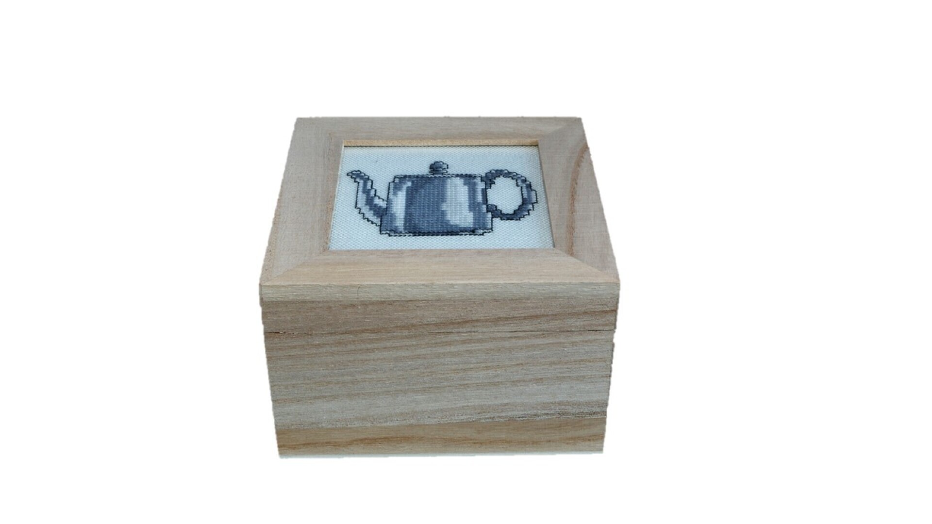 Houten theedoos