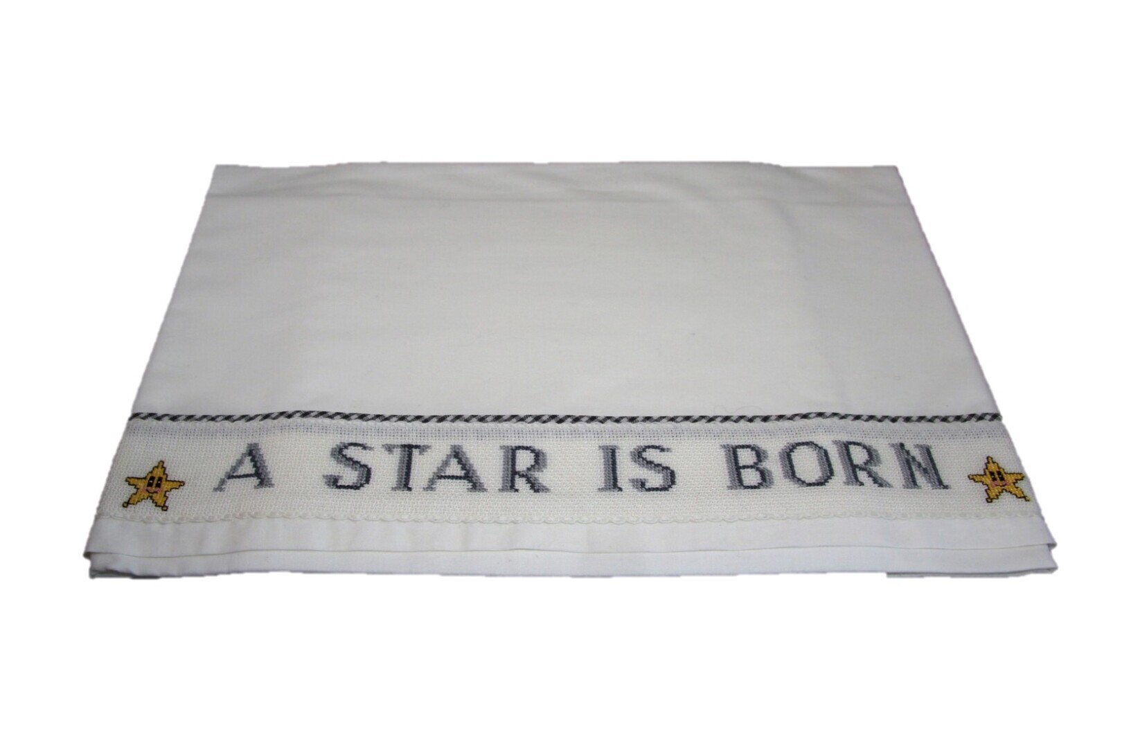 Ledikant lakentje, A Star is Born, grijs