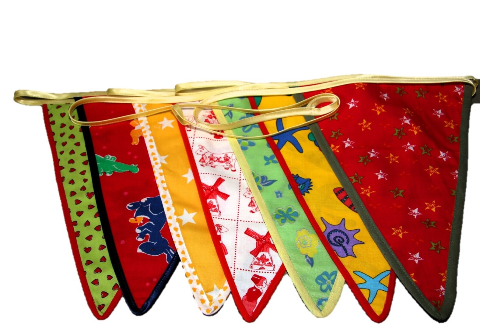 Duurzame Feest slinger 1701g, geel band