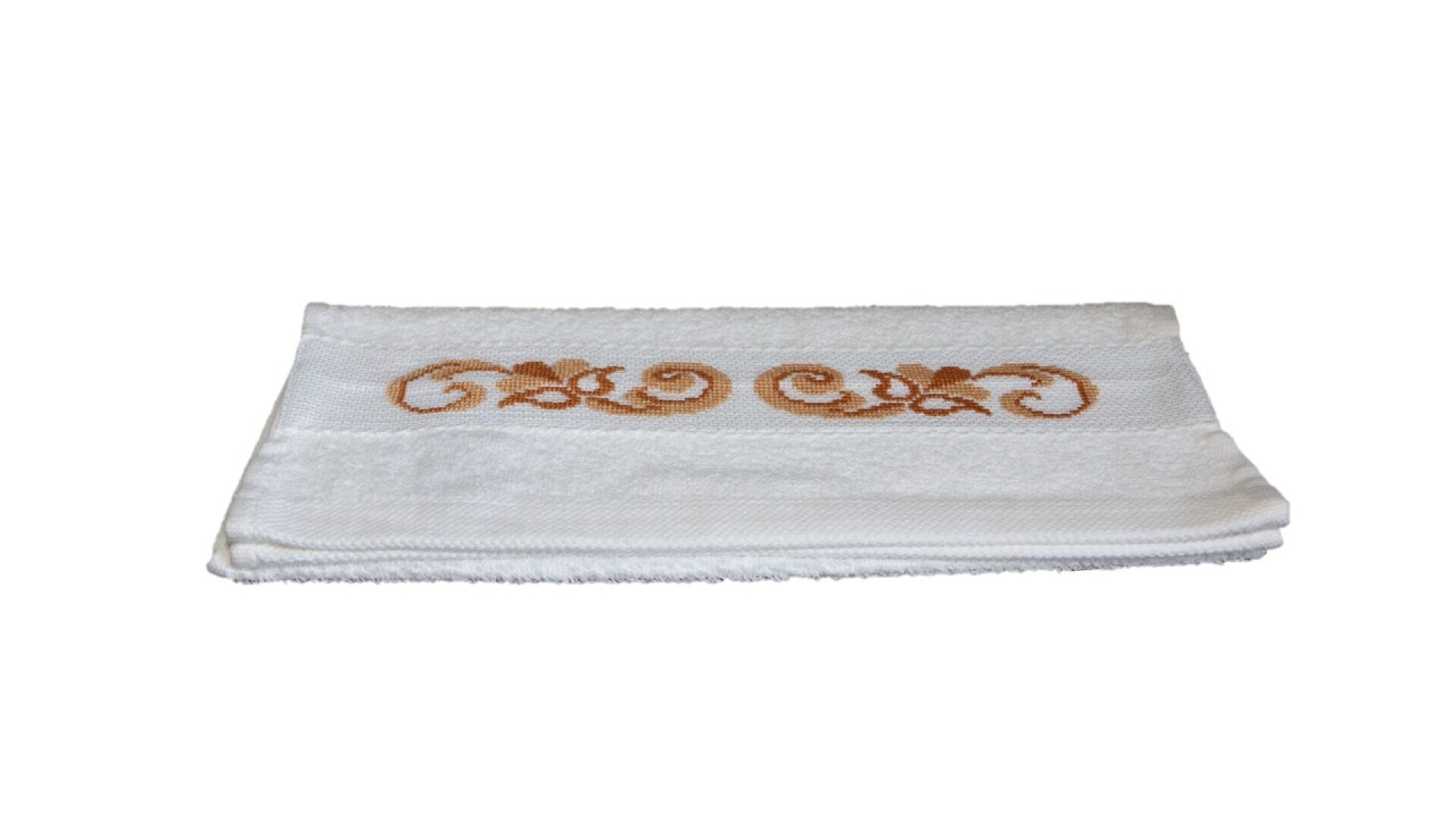 Gastendoekje; Beige guirlande