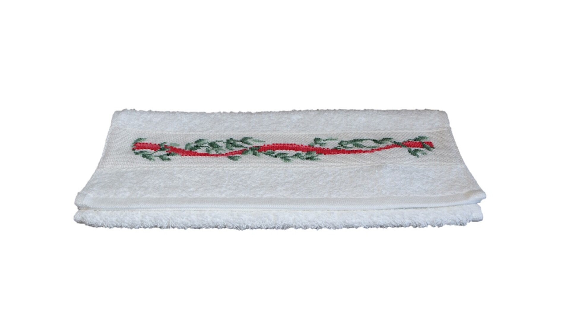 Gastendoekje; Groene tak met lint