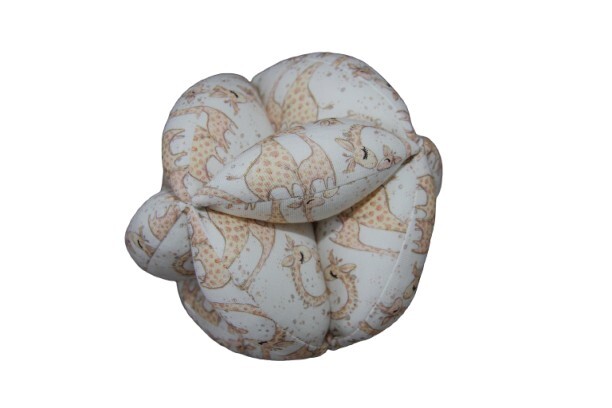 Motoriekbal, tricot katoen met giraffen