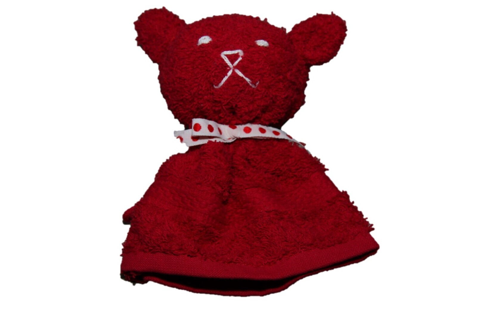 Wasbeertje; donkerrood