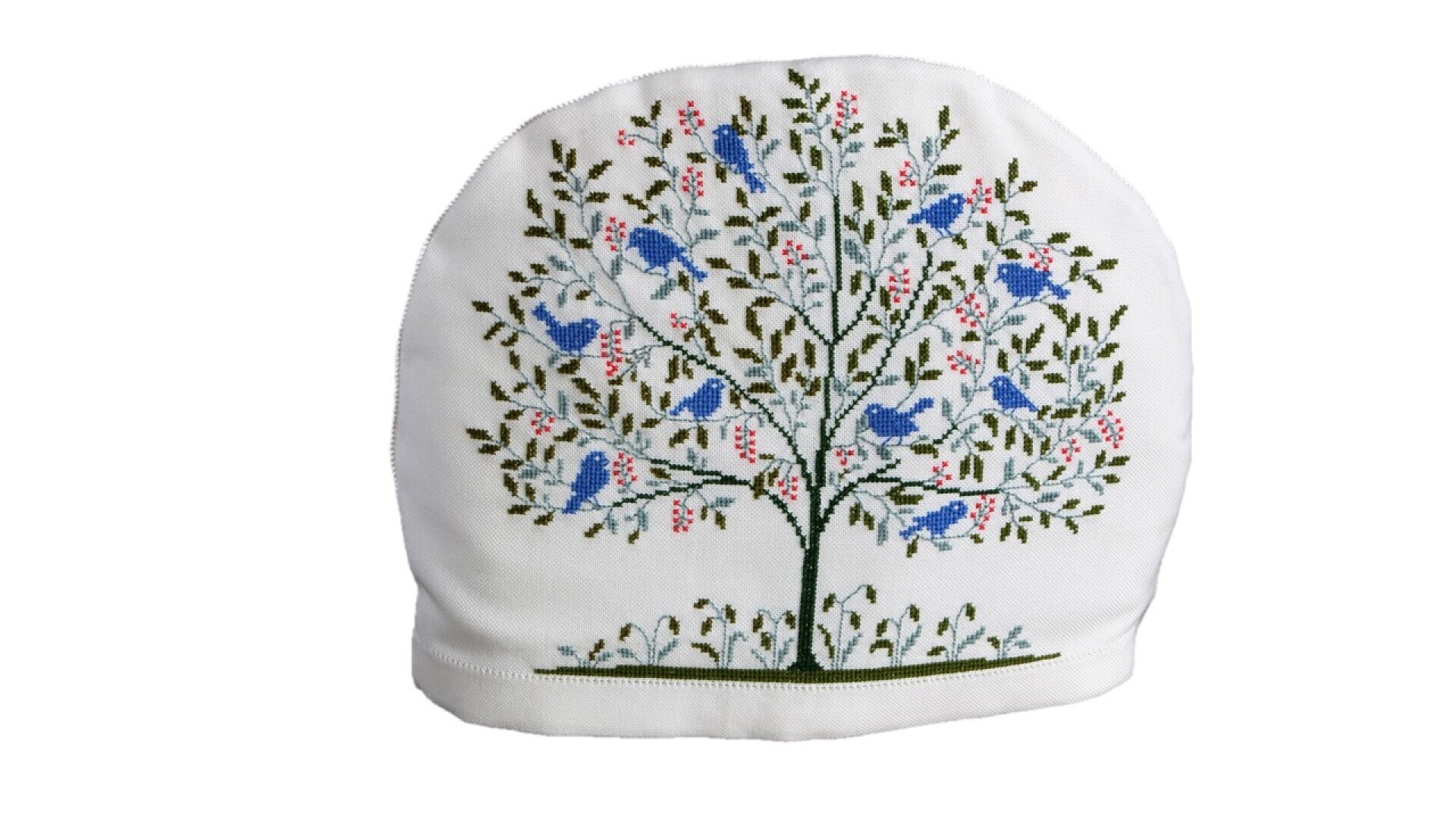 Theemuts, Boom met vogels