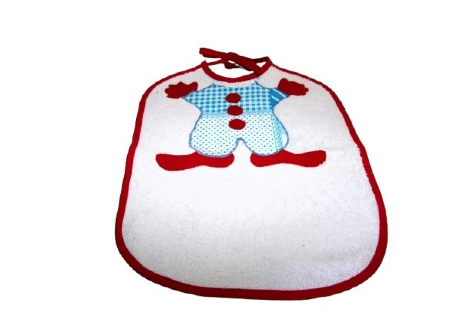 Clownslab; rood, aqua-wit