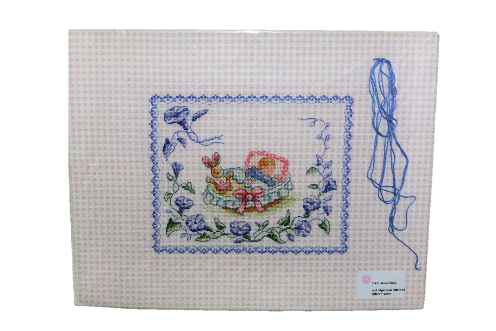 Geboorte Merklap groot, wiegje