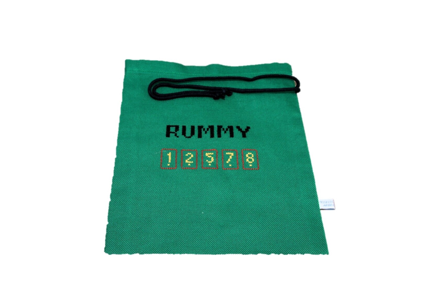 Rummycubstenen zakje; groen