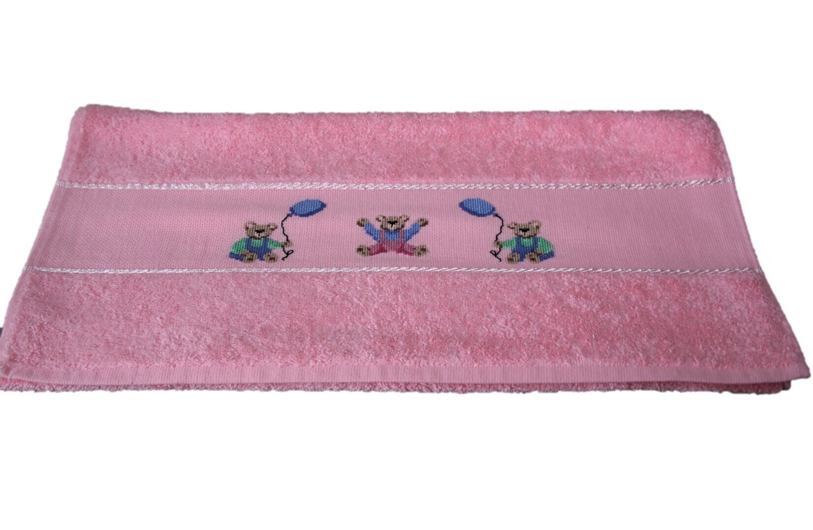 Badhanddoek roze 100x50 cm