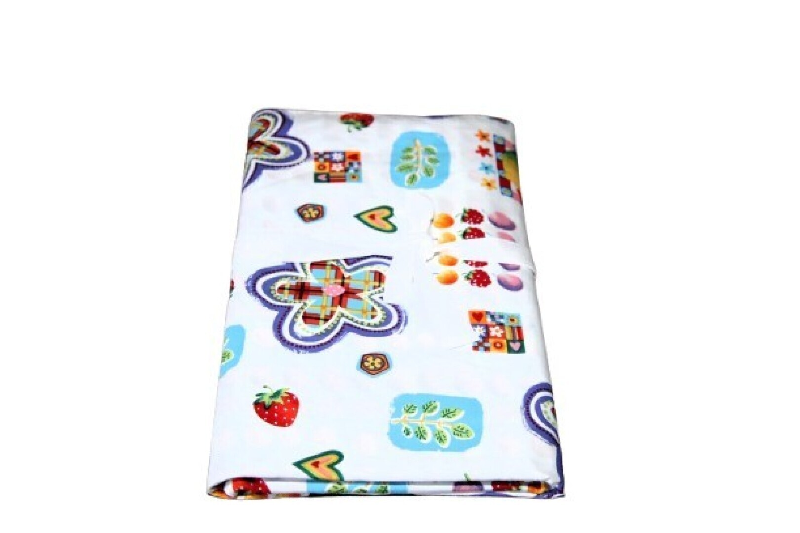 Picknick Dekservet, 70x70 > 25x15, wit fruit