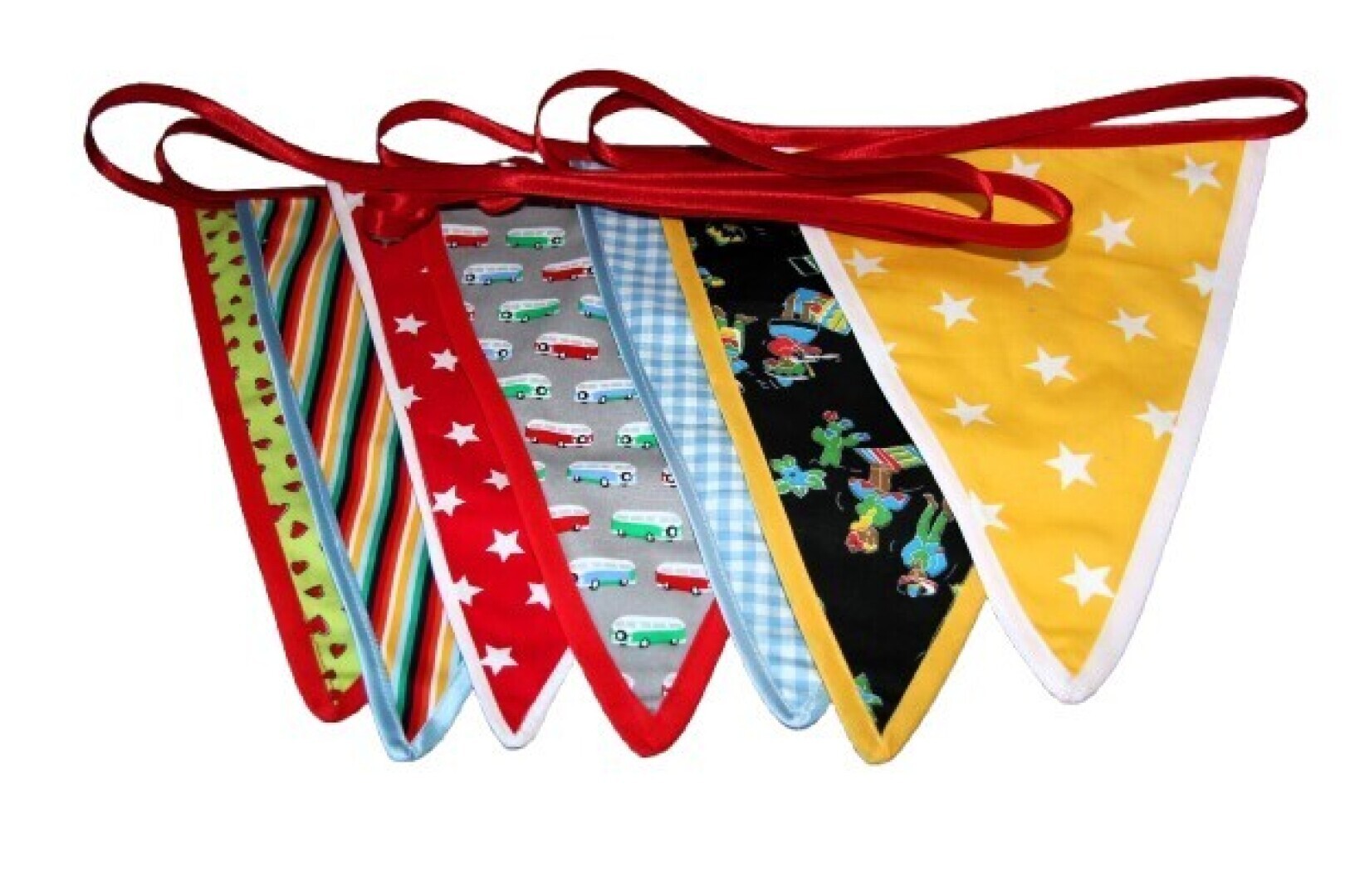 Duurzame Feest slinger 1701i, rood band vw busjes