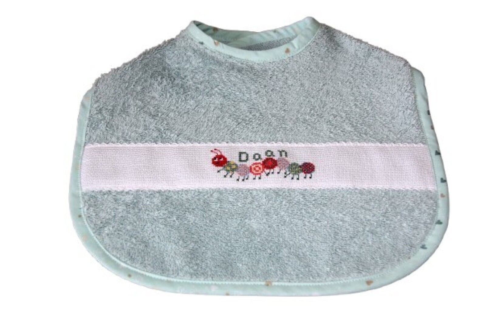 Slab, lichtgroen, lichtblauw, roze of wit, met naam op bestelling