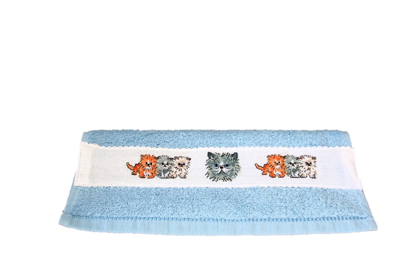 Gastendoekje; Kittens, lichtblauw