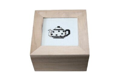 Houten theedoos, theepotje